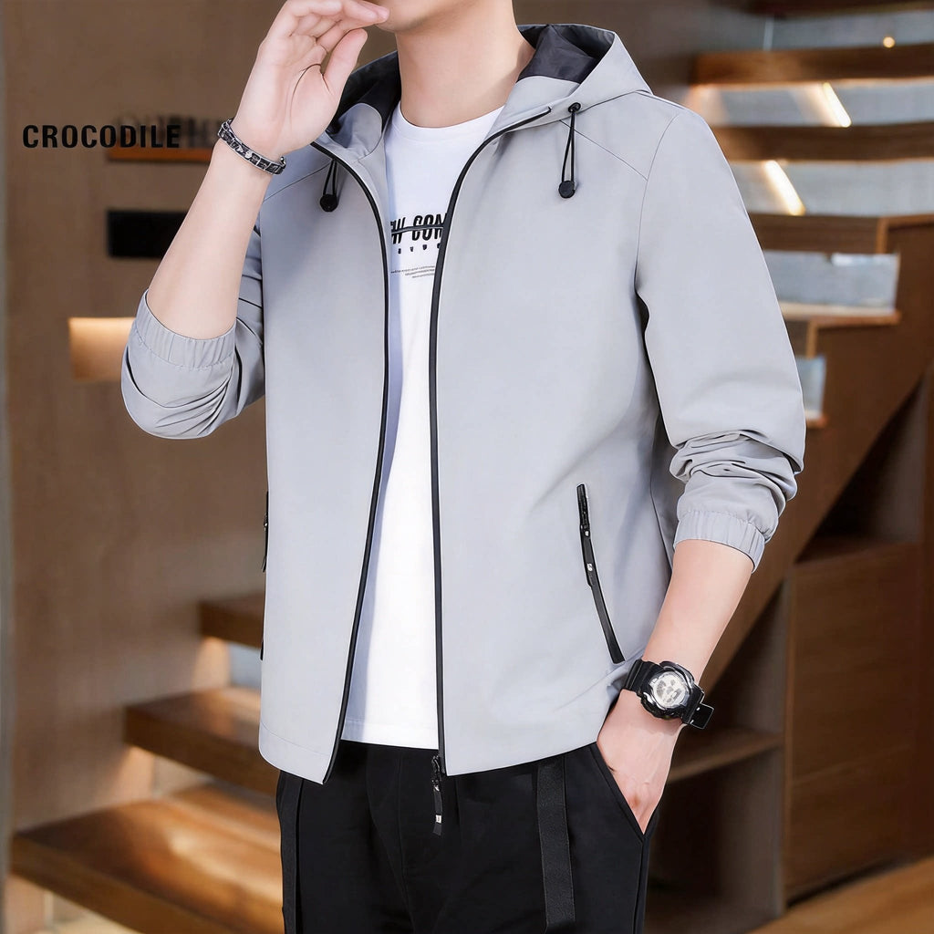 Men's outdoor shell jacket / utility-style jacket