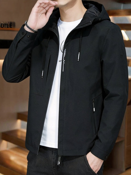 Men's outdoor shell jacket / utility-style jacket